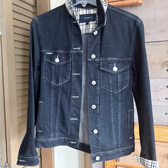 Burberry Jackets & Blazers - Burberry Women’s Dark Blue Denim Jacket